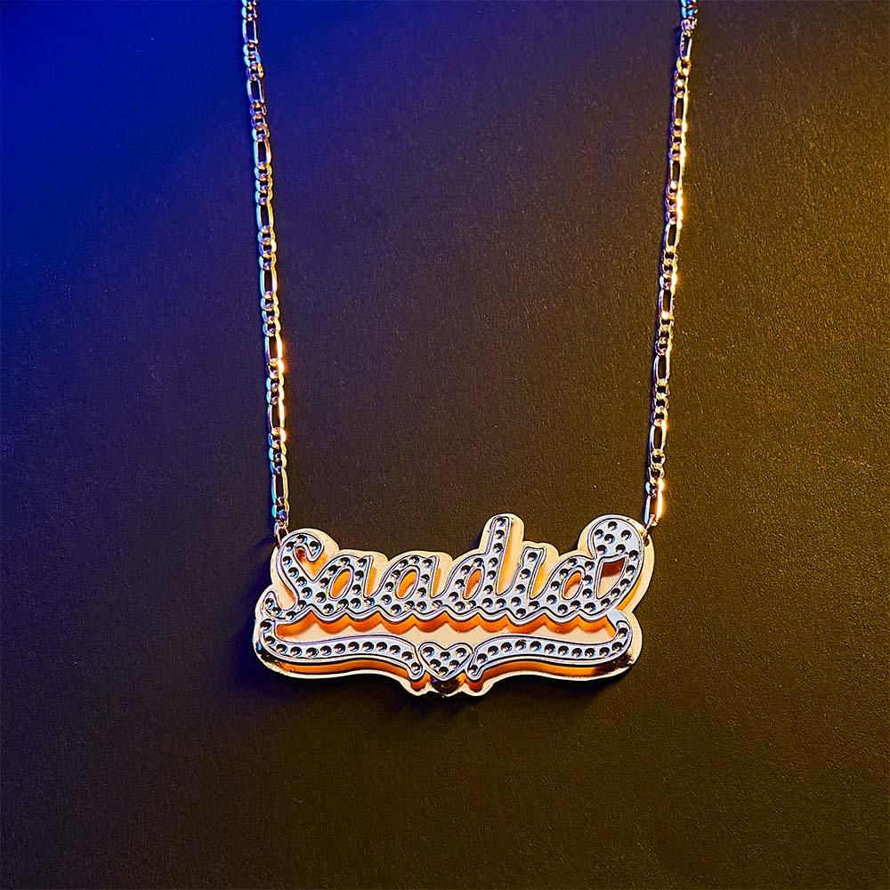 Personalized Hip Hop Name Necklace Fashion Metal Necklace Jewelry Gifts for Men