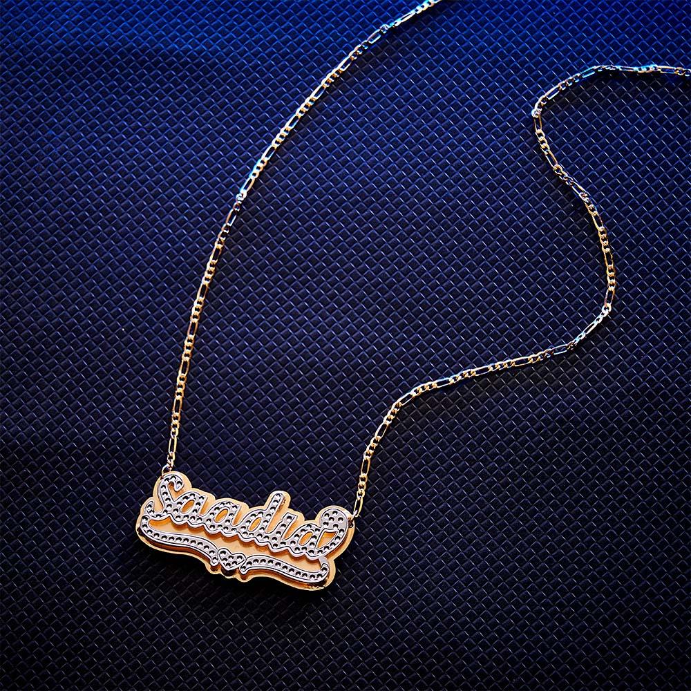 Personalized Hip Hop Name Necklace Fashion Metal Necklace Jewelry Gifts for Men