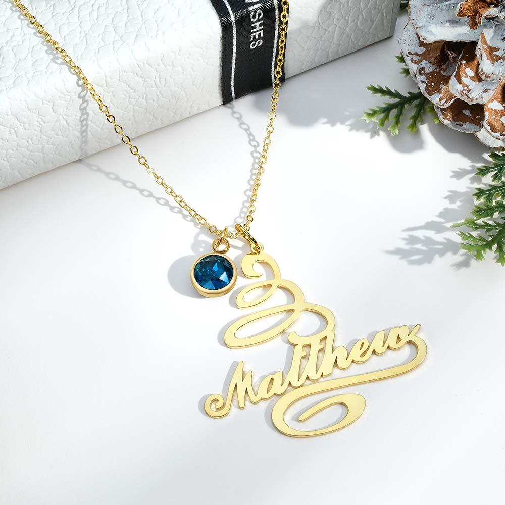 Custom Name Birthstone Christmas Tree Unique Gift
