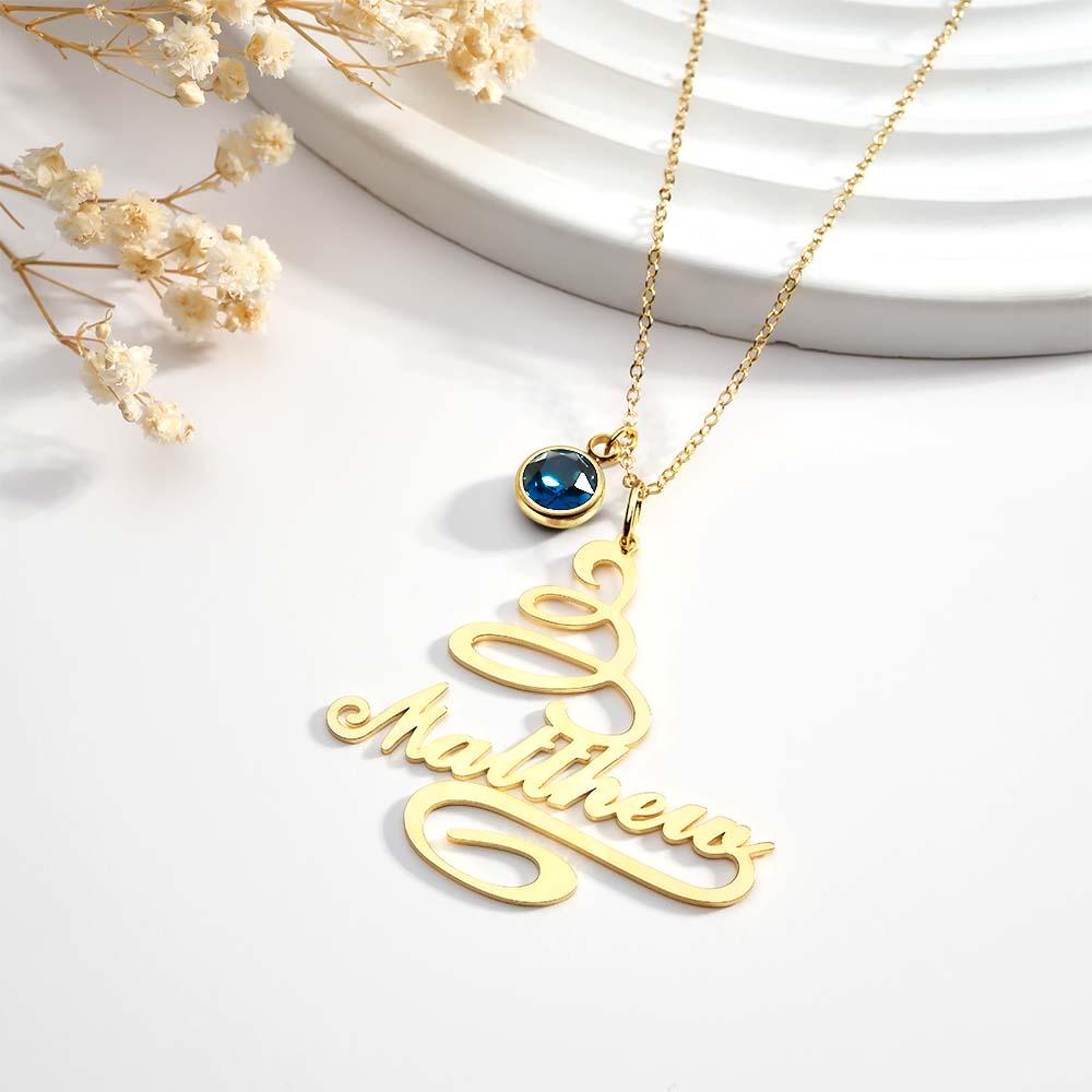 Custom Name Birthstone Christmas Tree Unique Gift