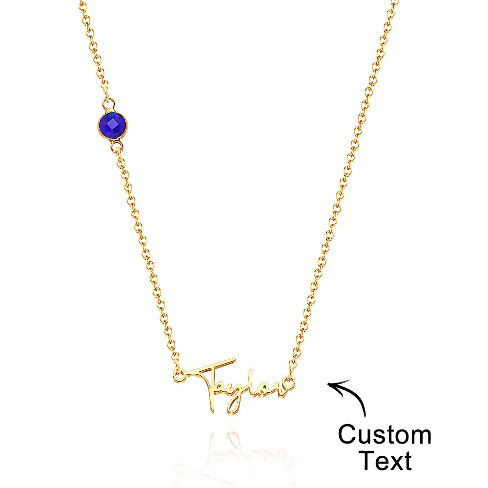 Custom Name Necklace with Diamonds Fashion Necklace for Her