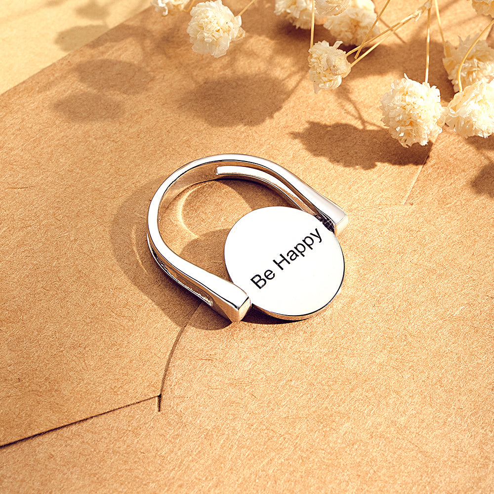Custom Name Ring Anxiety Decompression Ring Jewelry Gift