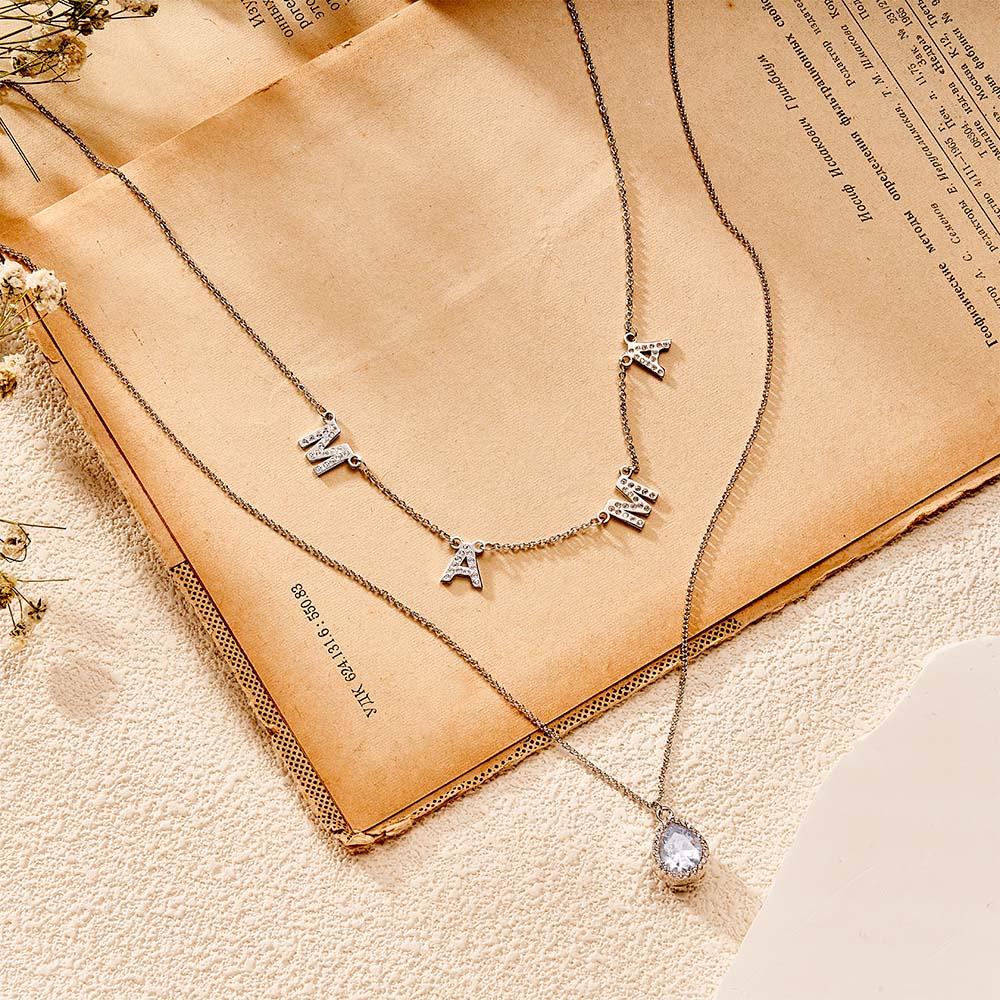 Custom Name Necklace Letter Jewelry Photo Necklace Unique Gift for Women