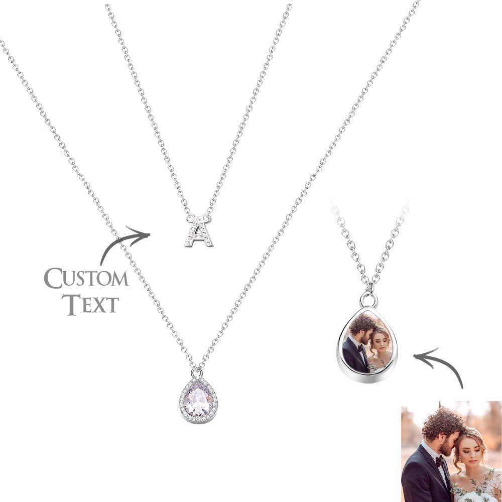 Custom Name Necklace Letter Jewelry Photo Necklace Unique Gift for Women