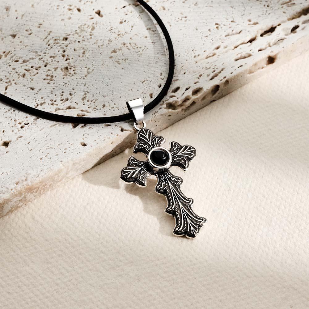 Custom Projection Necklace Totem Cross Fashion Gift for Men