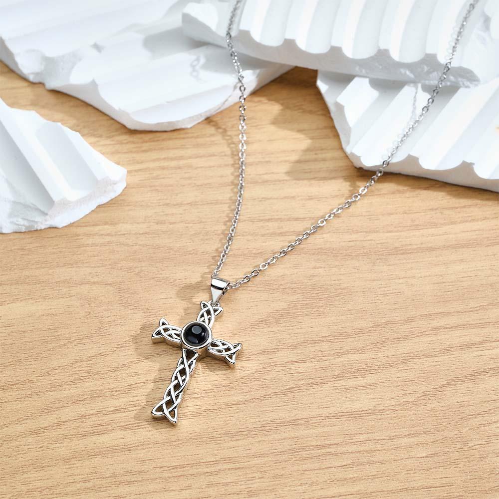 Custom Projection Necklace Totem Cross Unique Gift