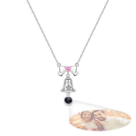 Custom Projection Necklace Christmas Bells Unique Gift