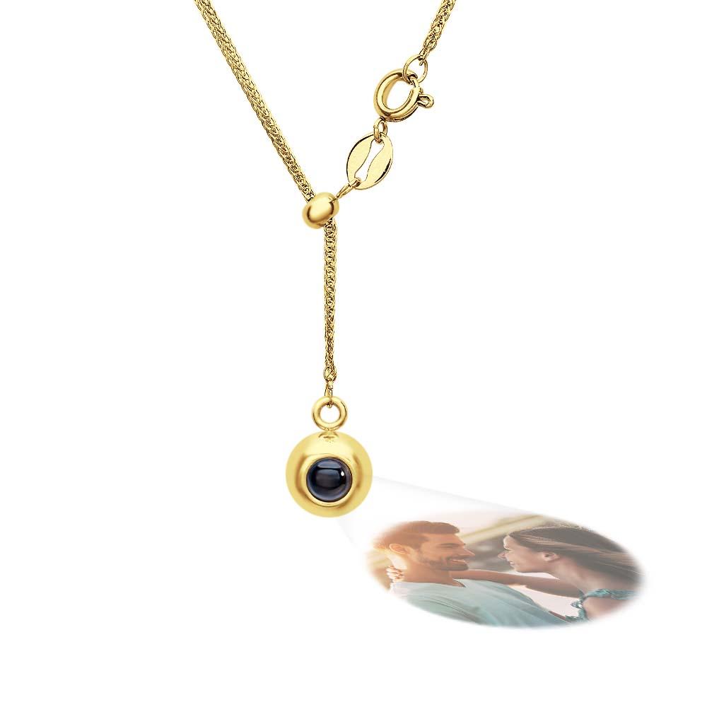 Custom Projection Necklace Simple Pendant Gift for Her