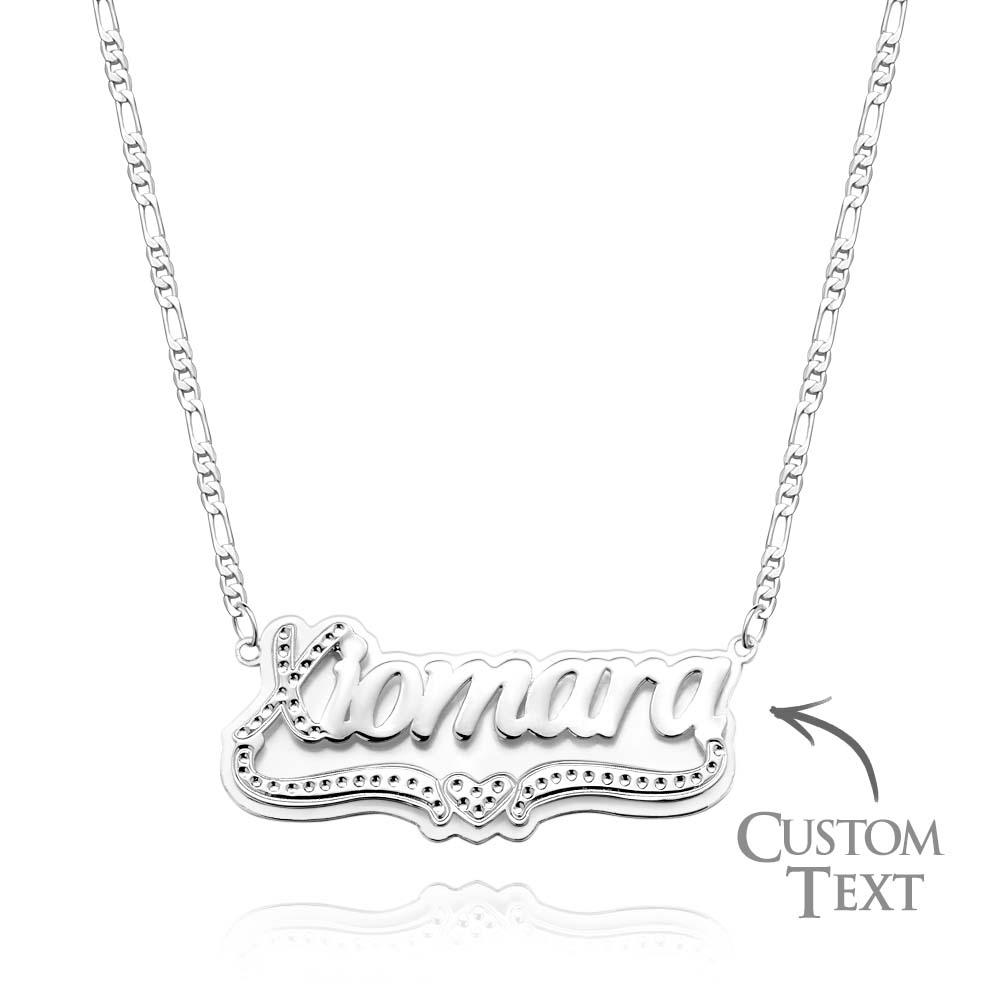 Personalized Hip Hop Name Necklace Initial Bling Decor Necklace Gifts for Men