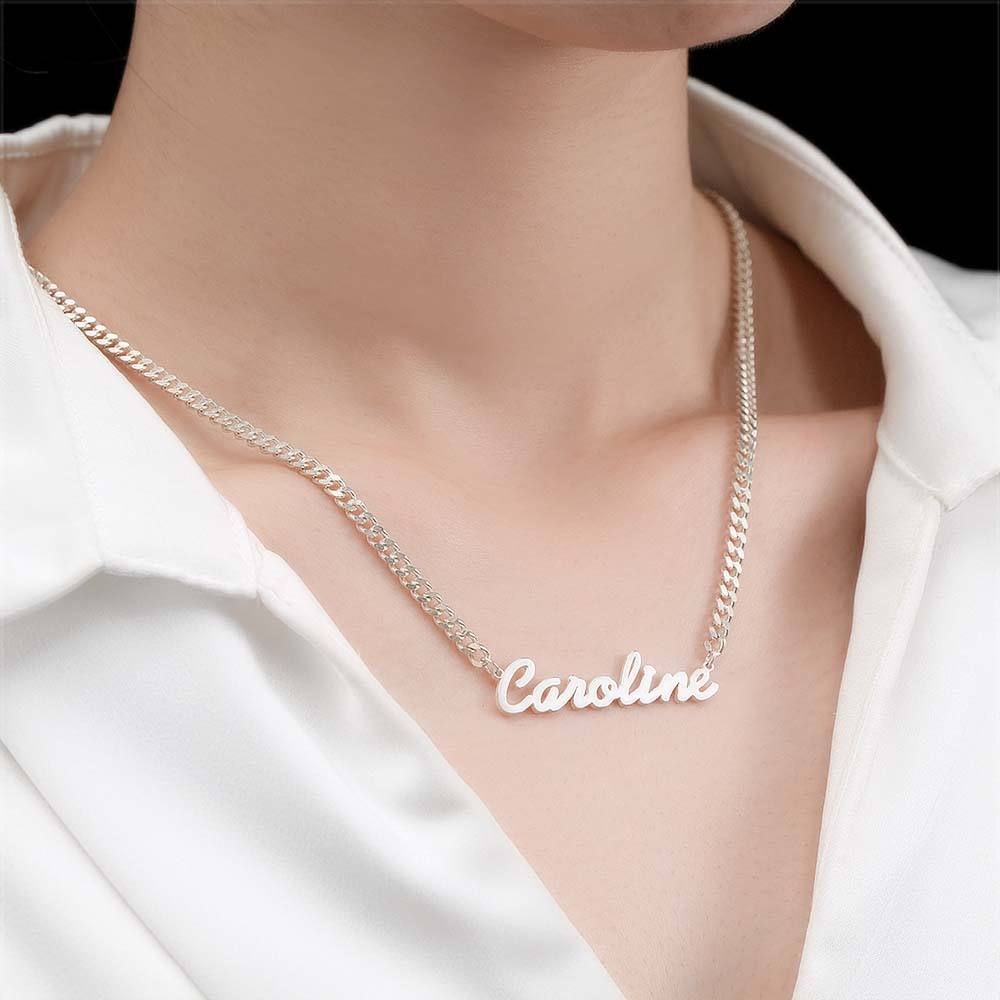 Custom Name Necklace Various Options Necklace Custom Initial Necklace Letter Name Necklace Gift for Her