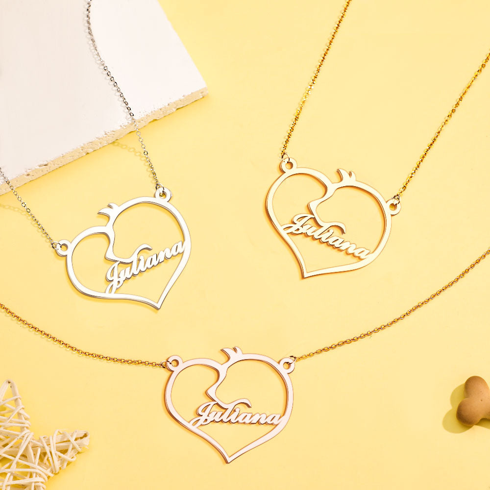 Personalized Heart Pet Memorial Necklace Memorial Gift for Her