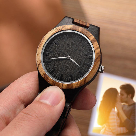Personalized Engraved Watch Wooden Watch for Father