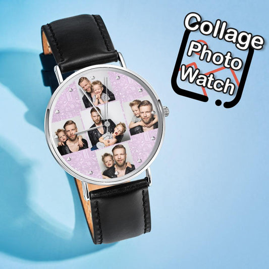 Clock With Personalized Photo Clock With Personalized Photo Gift For Father