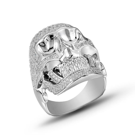Hip Hop Skul Ring Retro Punk  Ring Popular Jewelry Gifts For Men