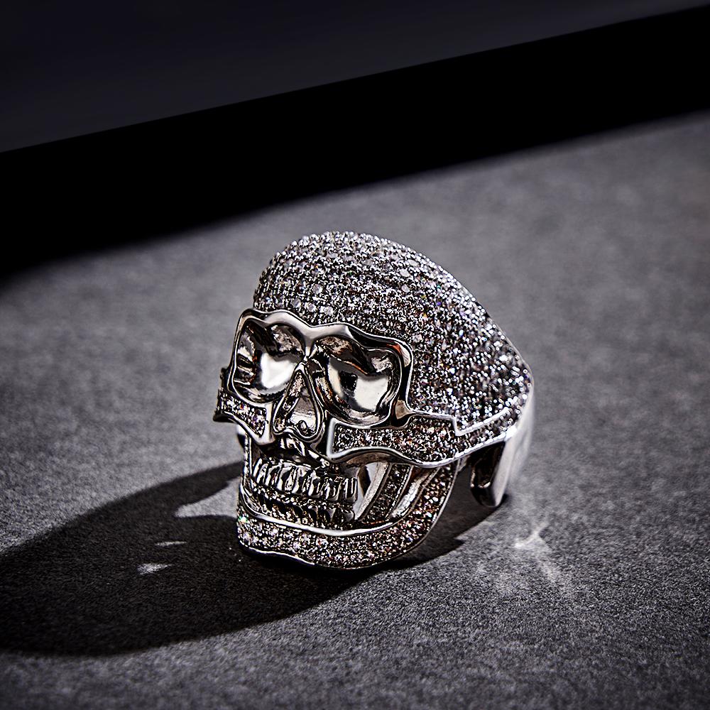 Hip Hop Skul Ring Retro Punk  Ring Popular Jewelry Gifts For Men