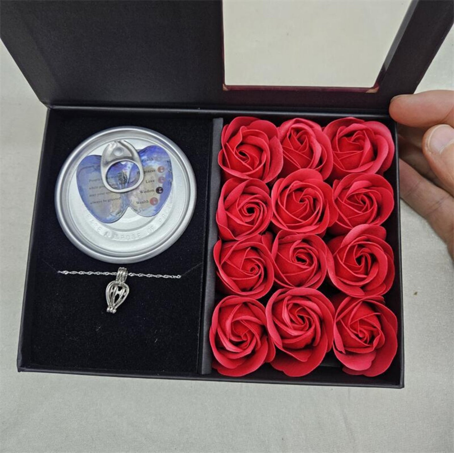 Pearl Necklace Pearl Rose Gift Box Oyster Self-opening Blind Box Surprise Gift