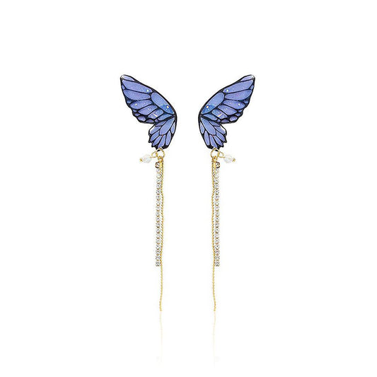 Acrylic Butterfly Statement Drop Earrings