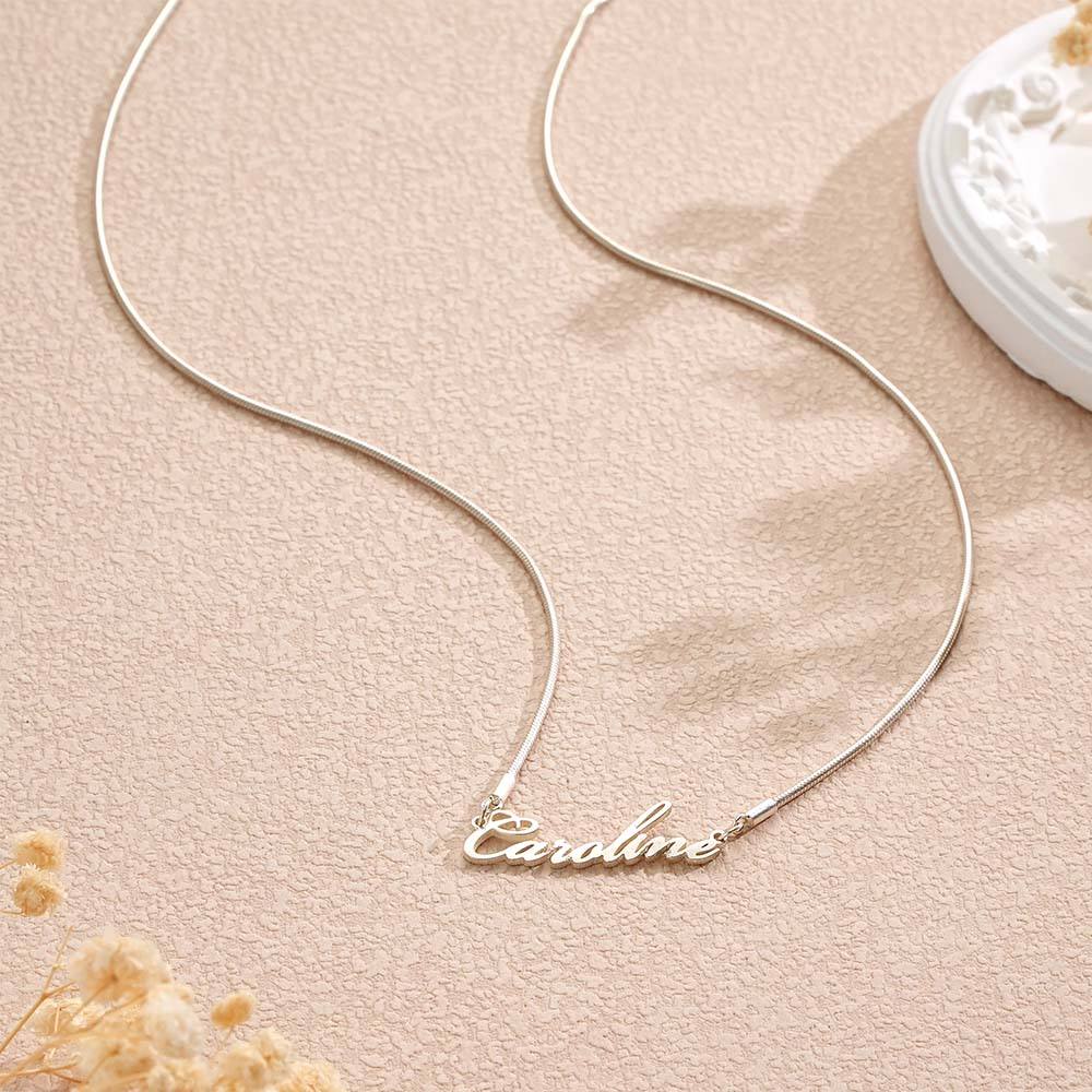 Custom Name Necklace Various Options Necklace Custom Initial Necklace Letter Name Necklace Gift for Her