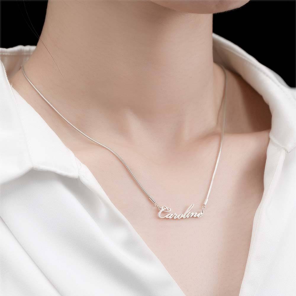 Custom Name Necklace Various Options Necklace Custom Initial Necklace Letter Name Necklace Gift for Her