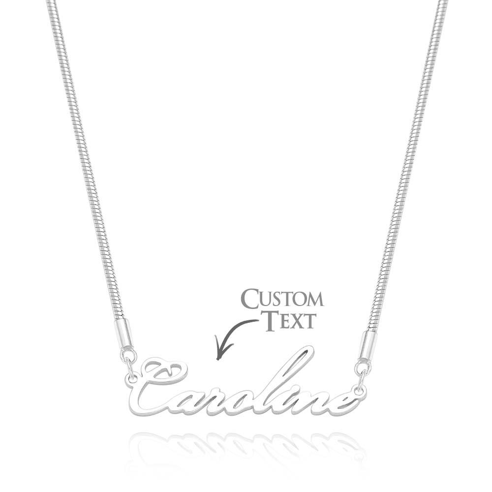 Custom Name Necklace Various Options Necklace Custom Initial Necklace Letter Name Necklace Gift for Her
