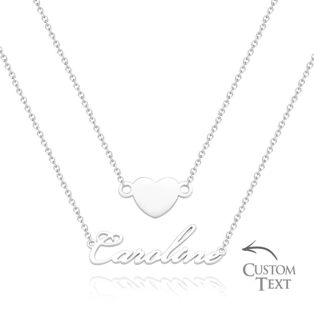 Custom Name Necklace Various Options Necklace Custom Initial Necklace Letter Name Necklace Gift for Her