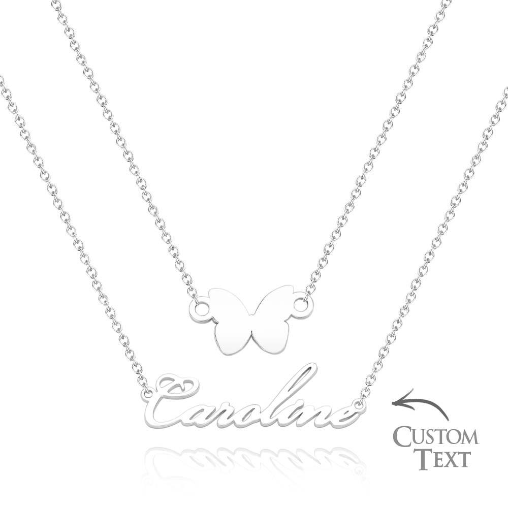 Custom Name Necklace Various Options Necklace Custom Initial Necklace Letter Name Necklace Gift for Her