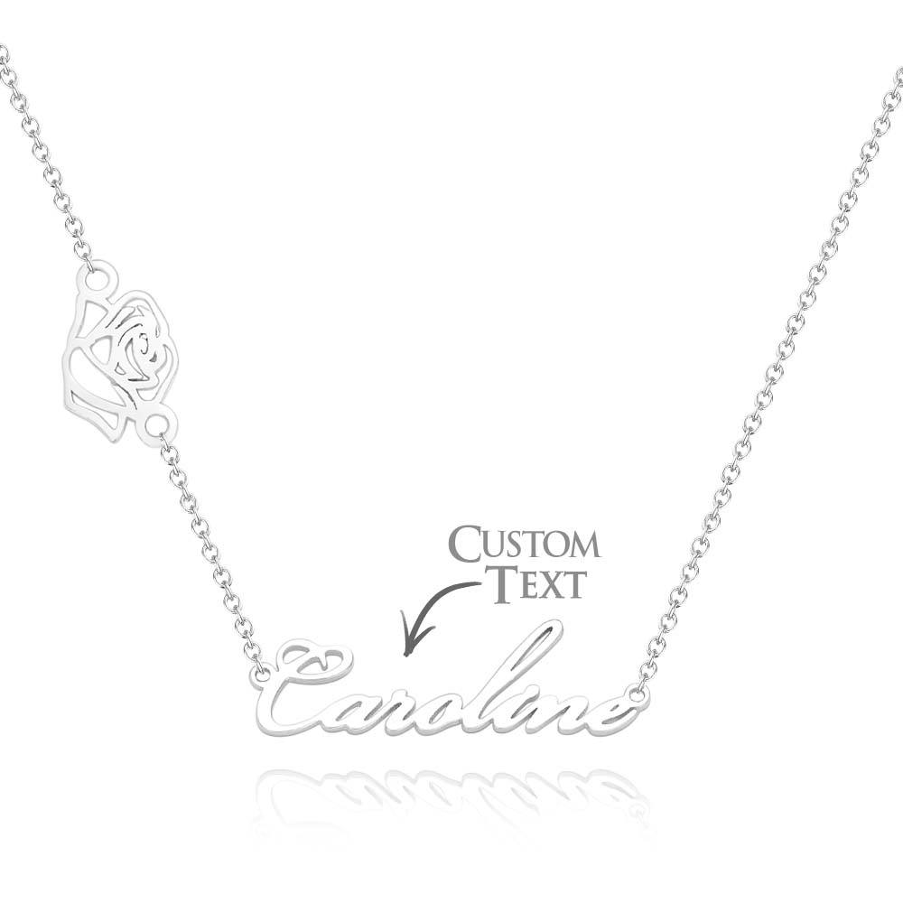 Custom Name Necklace Various Options Necklace Custom Initial Necklace Letter Name Necklace Gift for Her