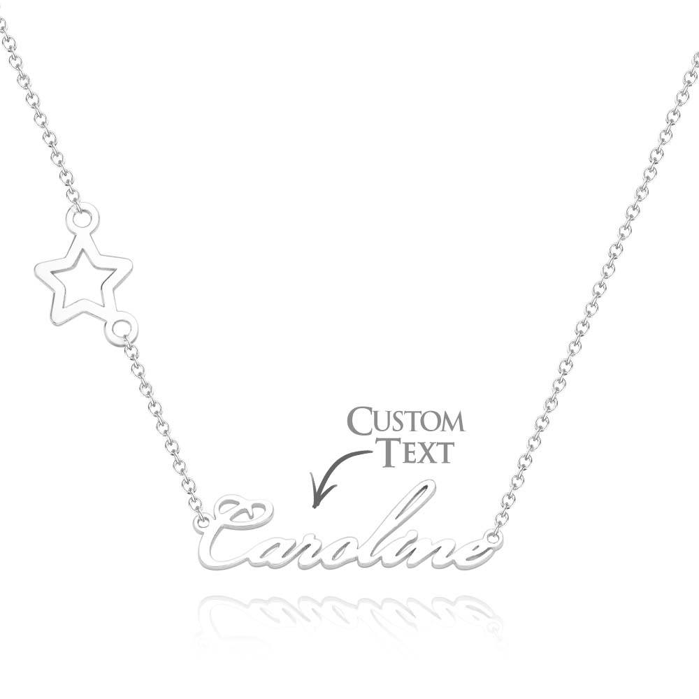 Custom Name Necklace Various Options Necklace Custom Initial Necklace Letter Name Necklace Gift for Her