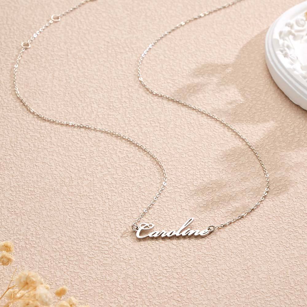 Custom Name Necklace Various Options Necklace Custom Initial Necklace Letter Name Necklace Gift for Her