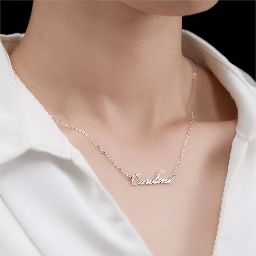 Custom Name Necklace Various Options Necklace Custom Initial Necklace Letter Name Necklace Gift for Her