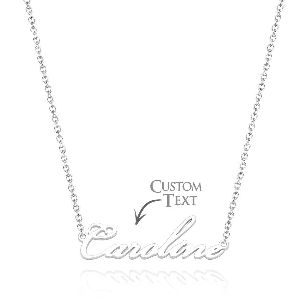 Custom Name Necklace Various Options Necklace Custom Initial Necklace Letter Name Necklace Gift for Her