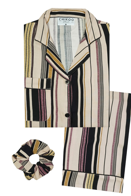 Stripped Pj Set